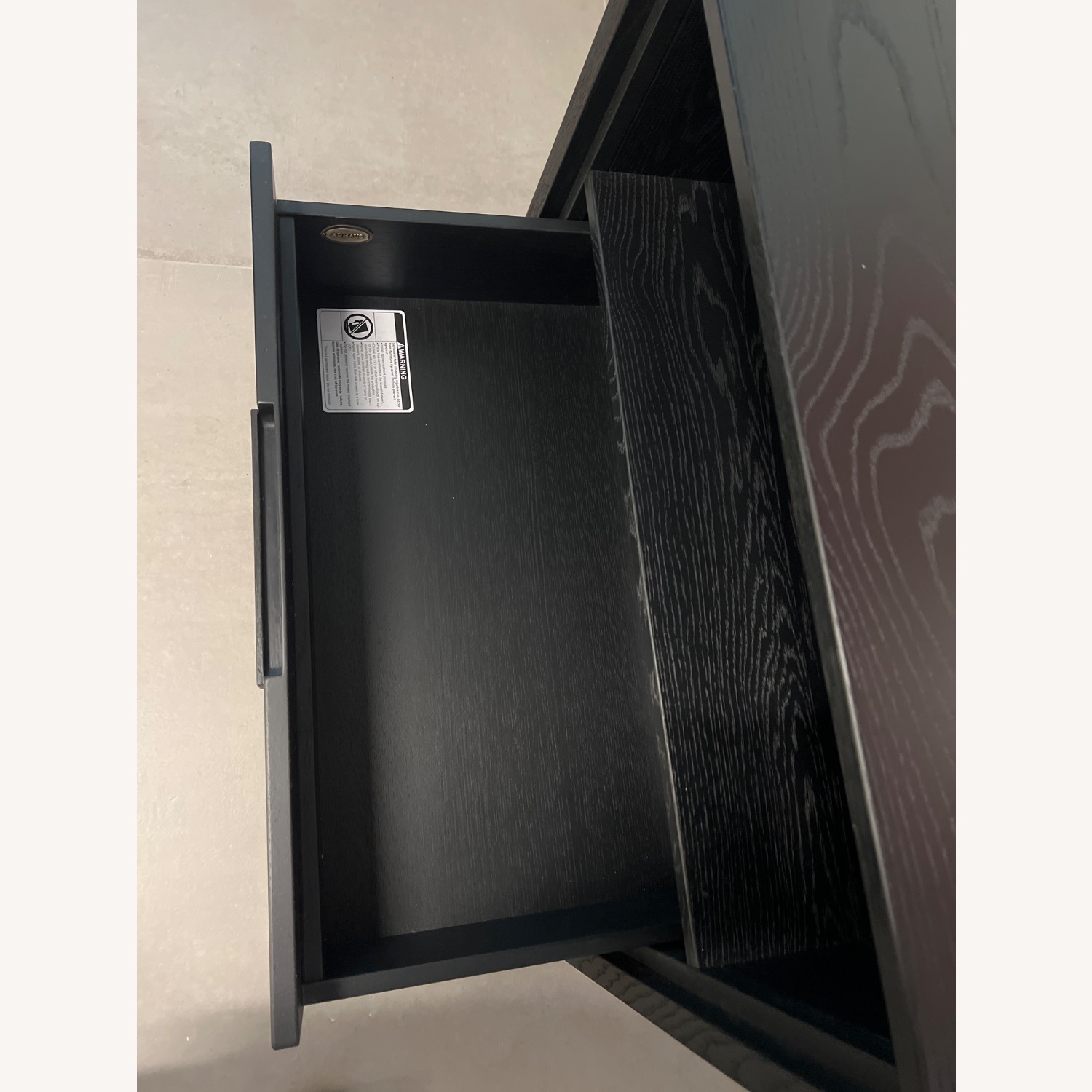 Arhaus Willlow Black Wood Nightstand - image-4