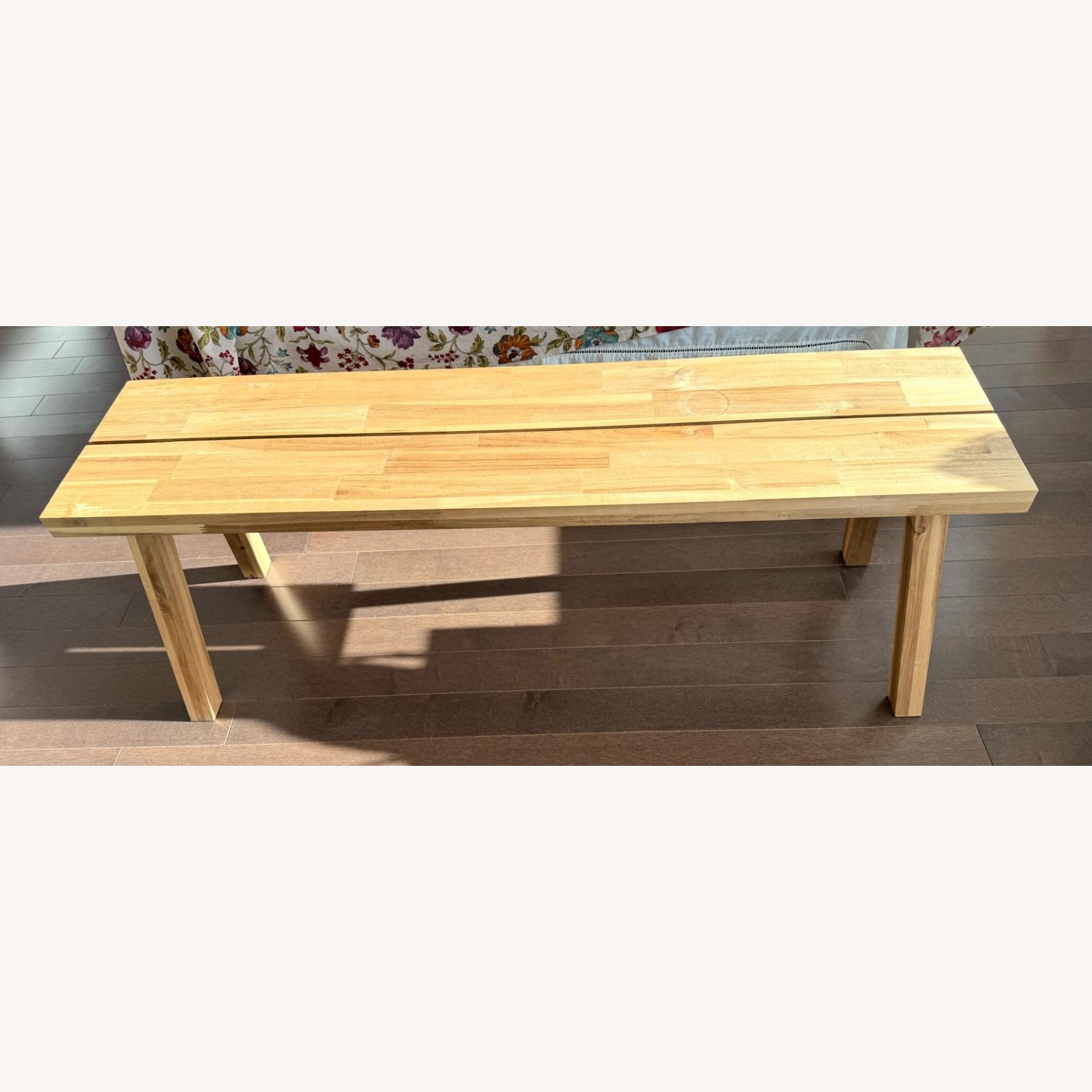 Modern Solid Wood Bench - image-2