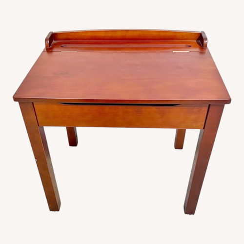 Used Melissa And Doug Dark Brown Wood Desk and Chair for sale on AptDeco