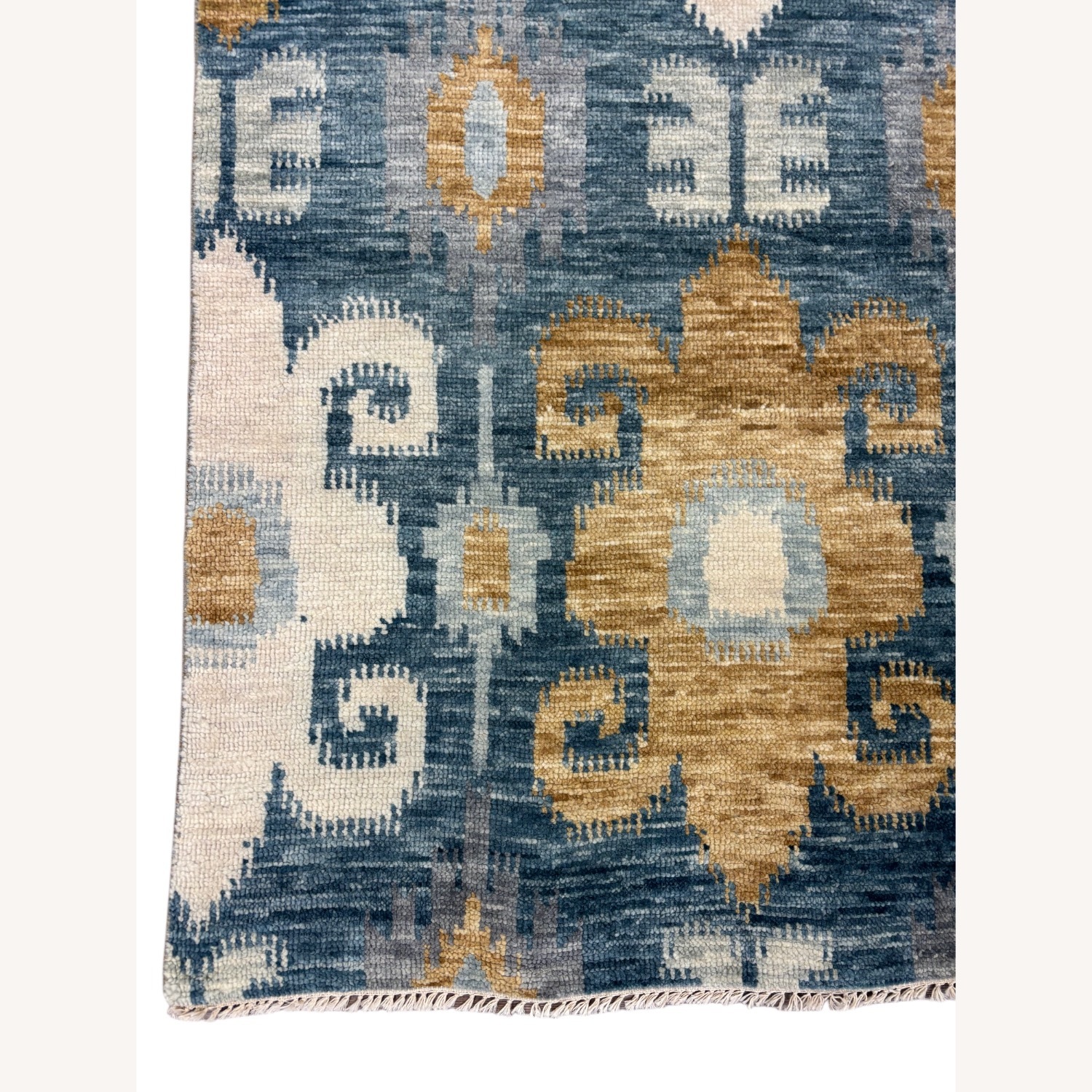Blue Wool Area Rug 8' x 10' - image-3