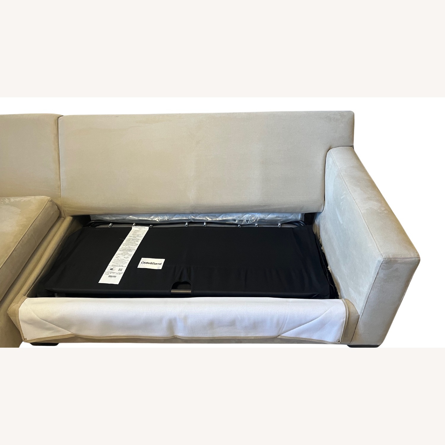 Crate & Barrel Axis Sleeper Sectional Chaise - image-4