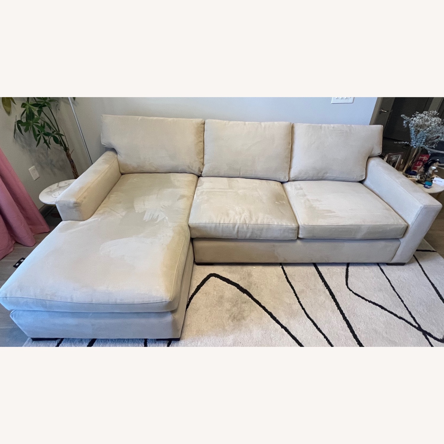 Crate & Barrel Axis Sleeper Sectional Chaise - image-11