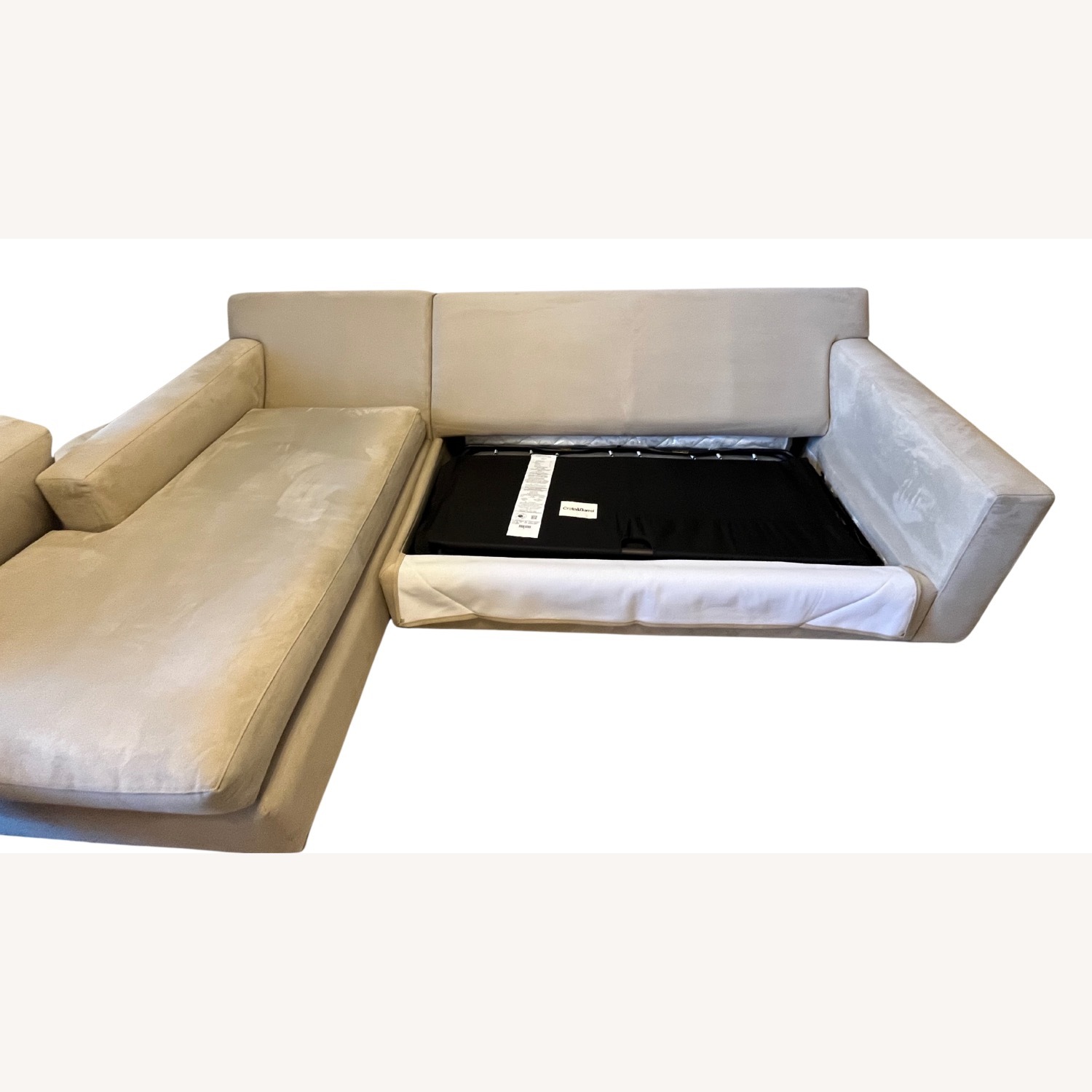 Crate & Barrel Axis Sleeper Sectional Chaise - image-15