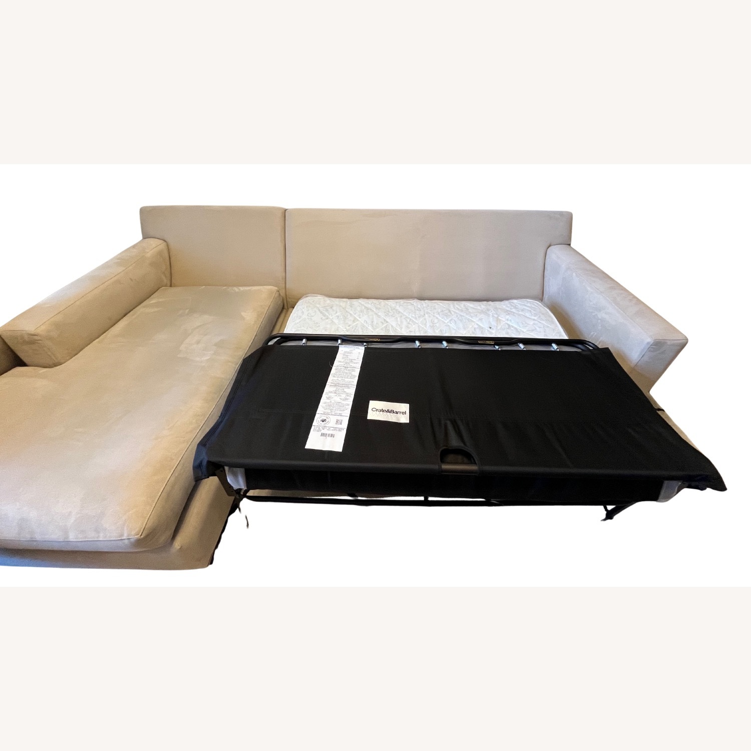Crate & Barrel Axis Sleeper Sectional Chaise - image-6