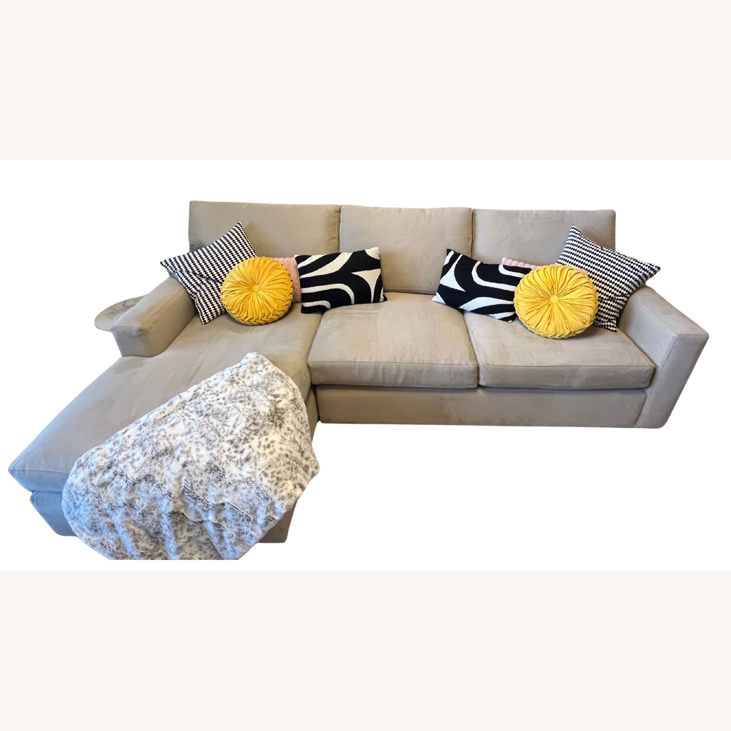 Crate & Barrel Axis Sleeper Sectional Chaise - image-12