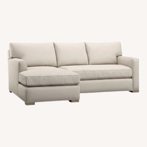 Used Crate & Barrel Axis Sleeper Sectional Chaise for sale on AptDeco