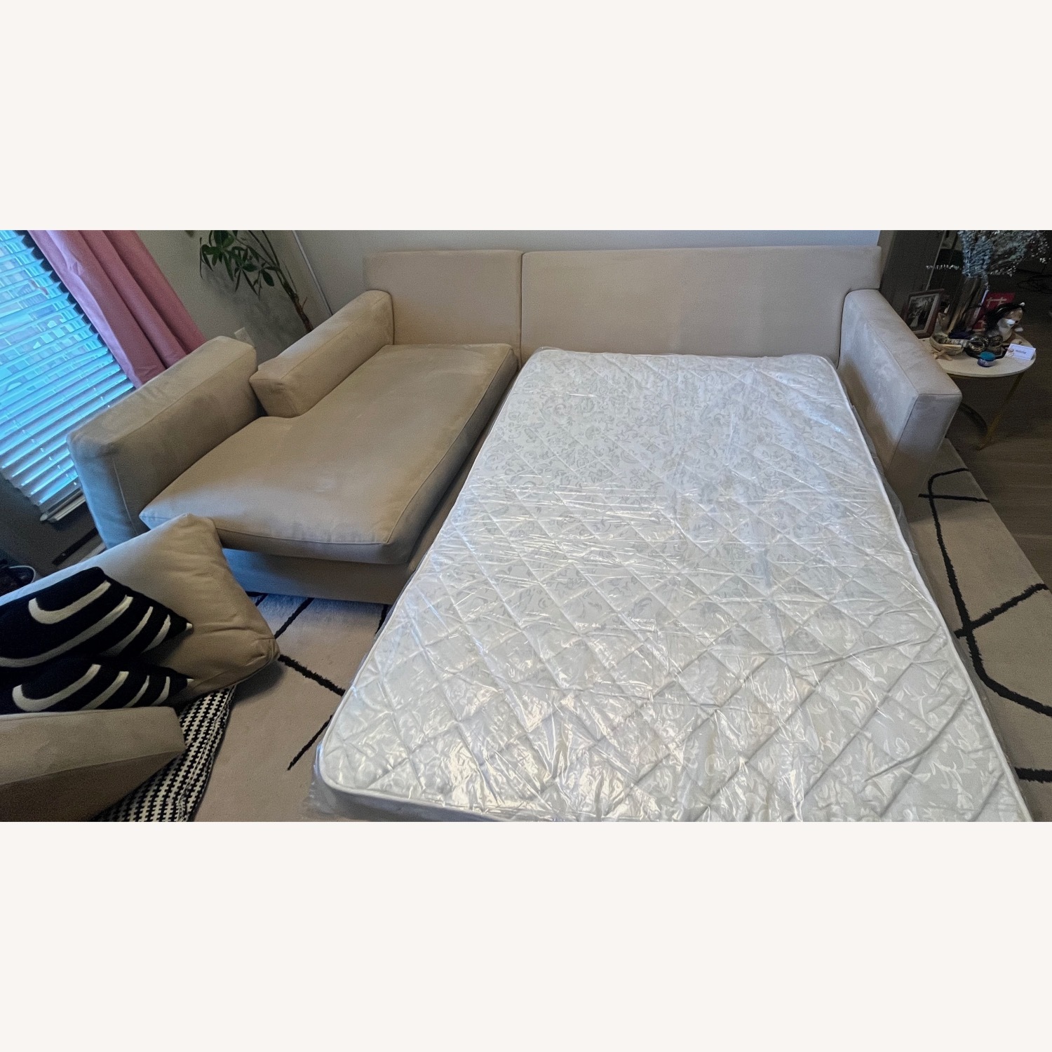 Crate & Barrel Axis Sleeper Sectional Chaise - image-10