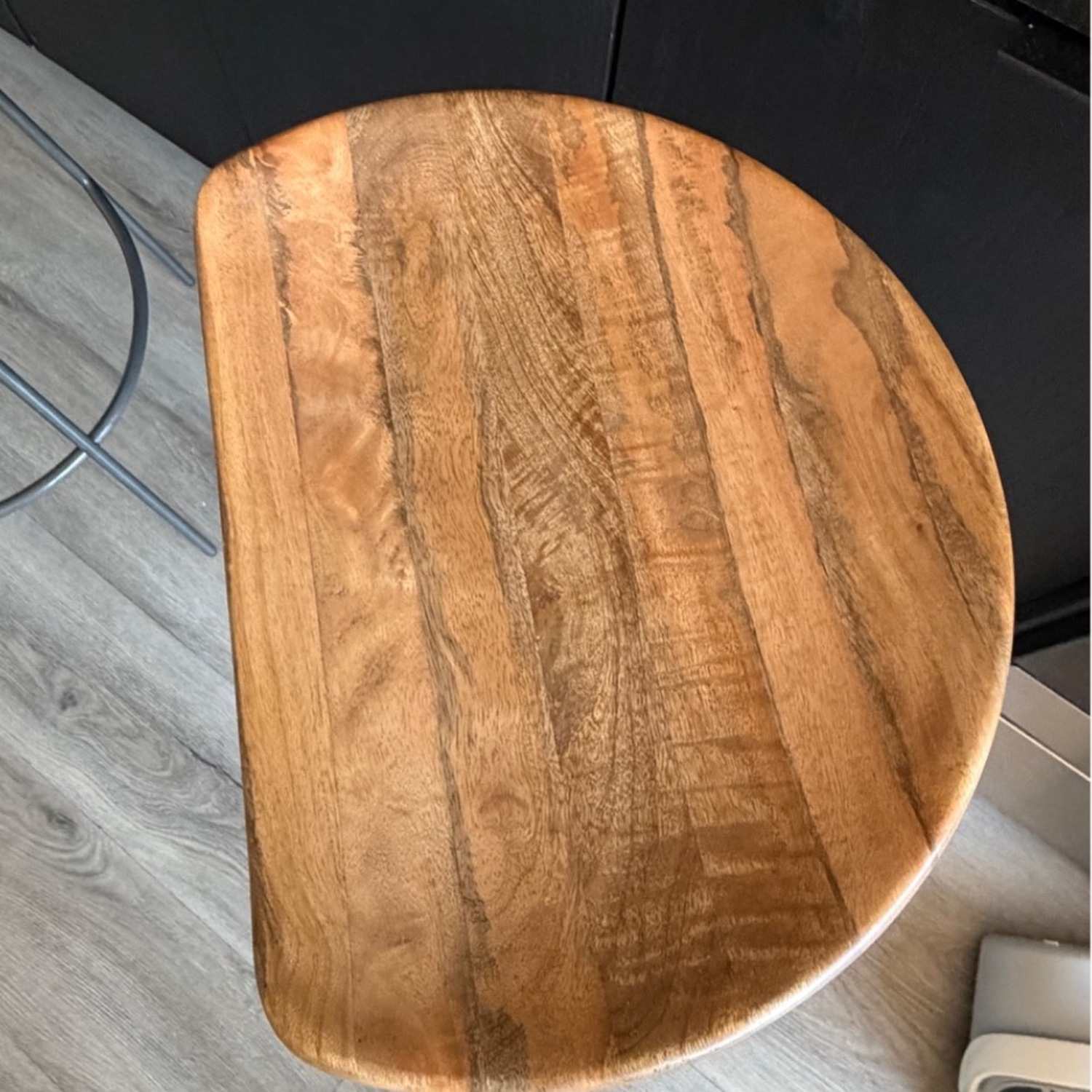 West Elm Alden Natural Wood Stools - image-3