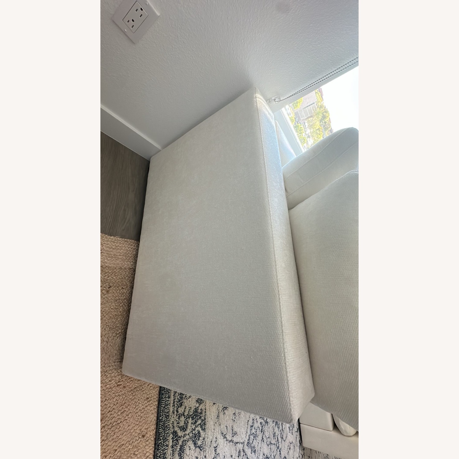 Ciello White Fabric 3+ Piece Sectional - image-6