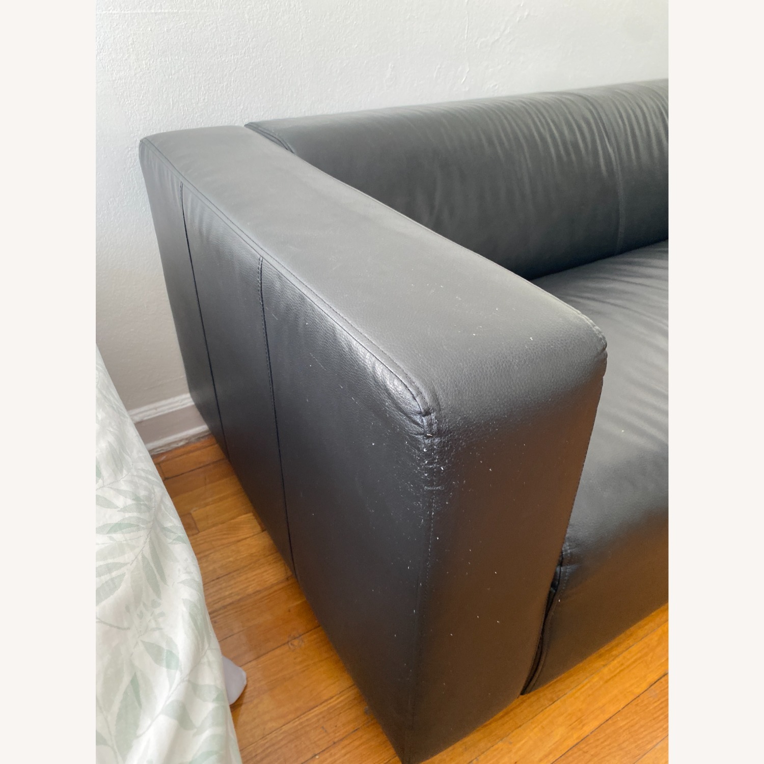 IKEA Black Loveseat - image-3