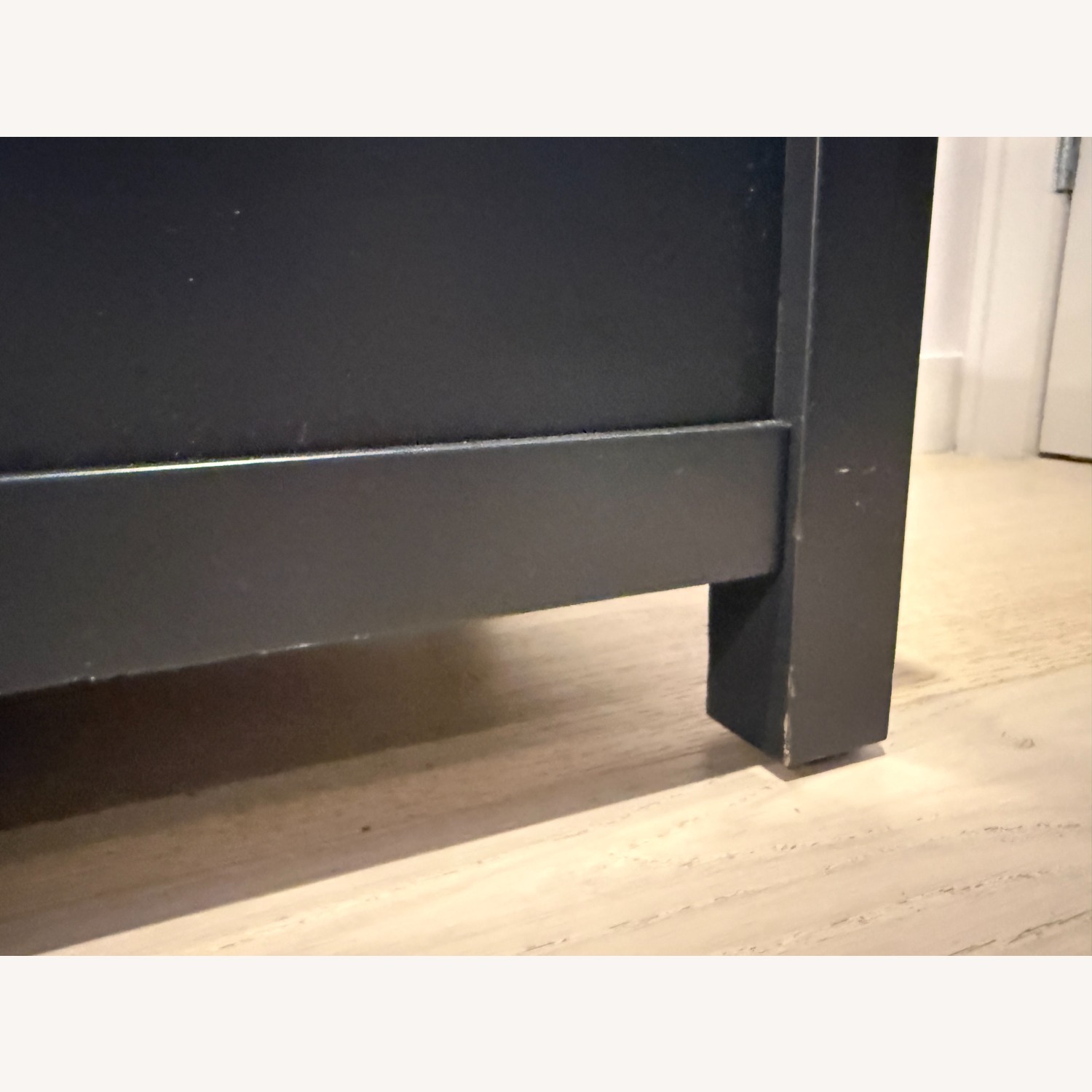 Crate & Kids Batten Dark Gray Wood Chest - image-6