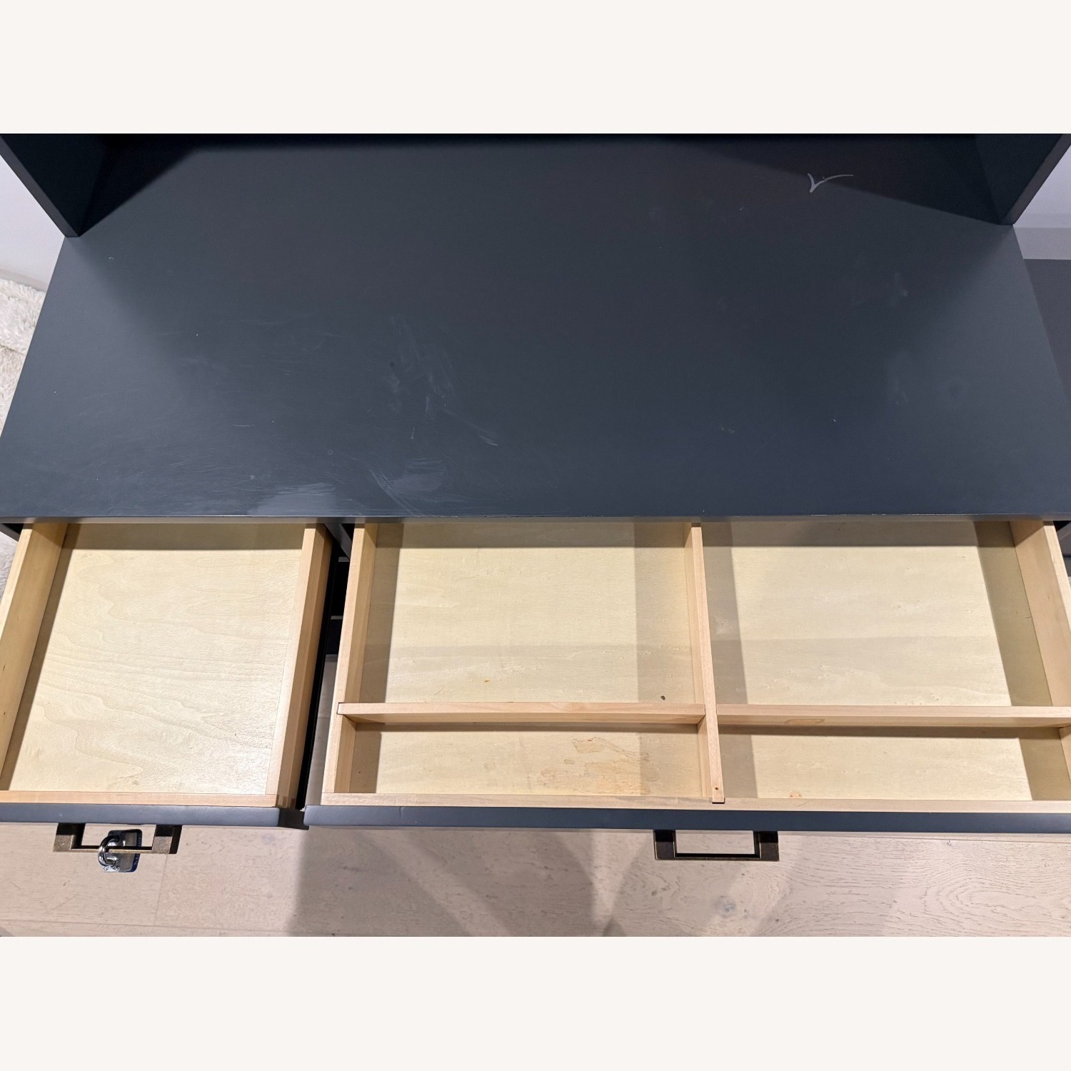 Crate & Kids Parke Dark Gray Wood Desk - image-12