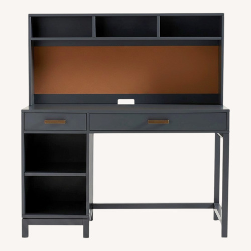 Used Crate & Kids Parke Dark Gray Wood Desk for sale on AptDeco