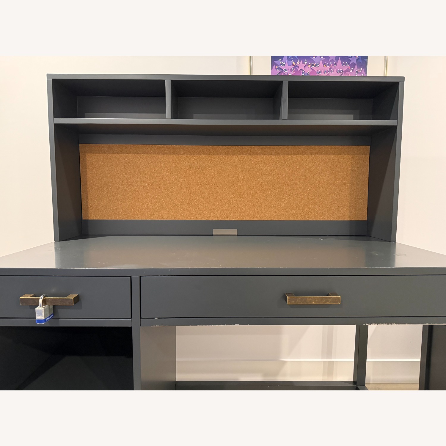 Crate & Kids Parke Dark Gray Wood Desk - image-2