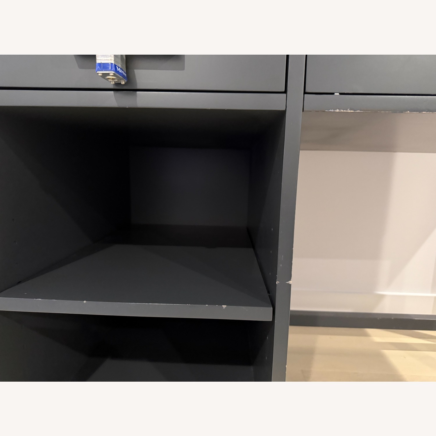Crate & Kids Parke Dark Gray Wood Desk - image-8