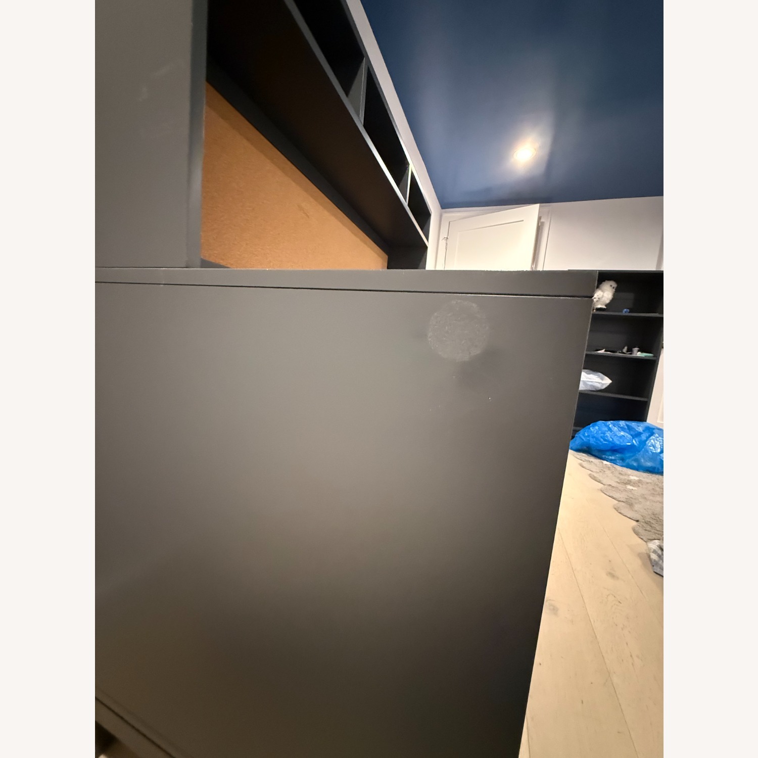 Crate & Kids Parke Dark Gray Wood Desk - image-4