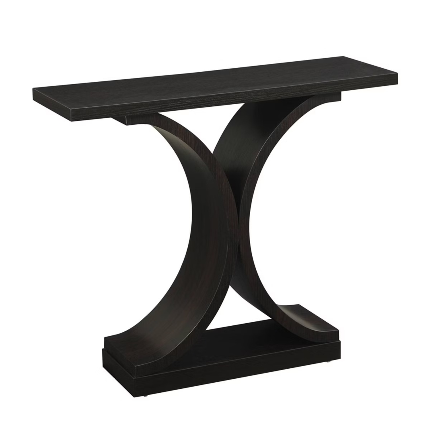 Mid-century Modern Black Console Table - image-5