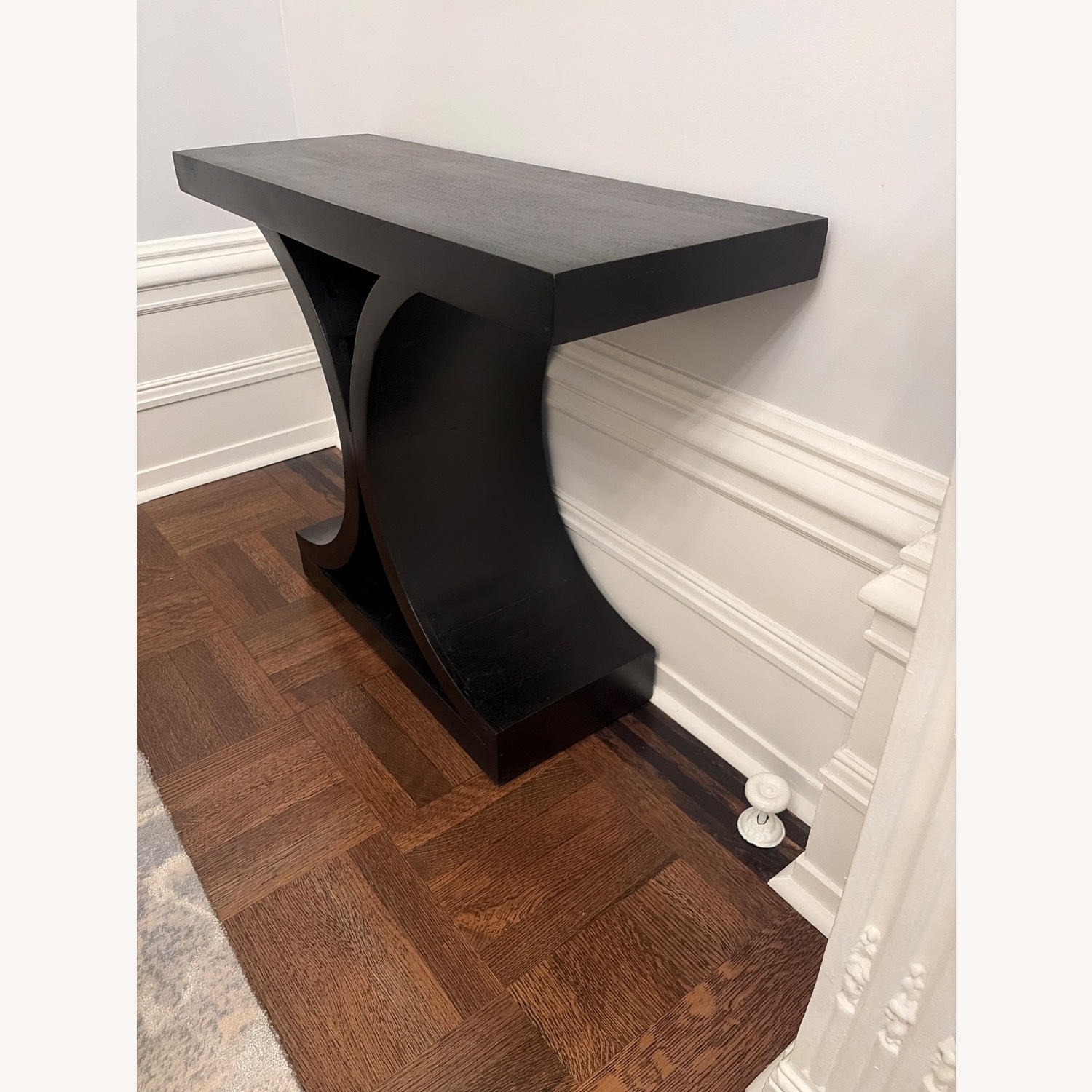 Mid-century Modern Black Console Table - image-3