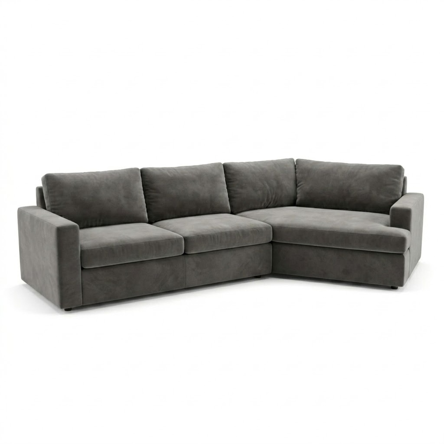 Room & Board Light Gray Fabric 2 Piece Sectional - image-6