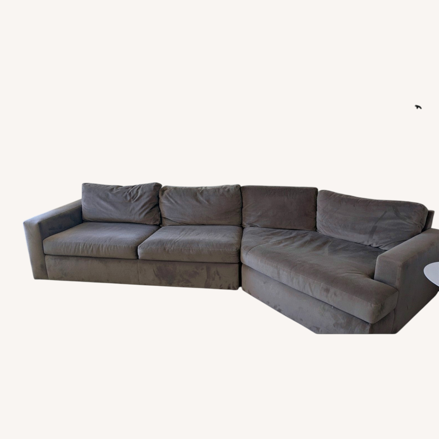 Room & Board Light Gray Fabric 2 Piece Sectional - image-5