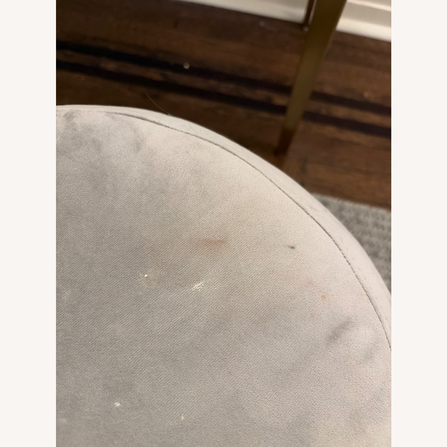 Light Gray Ottoman - image-6