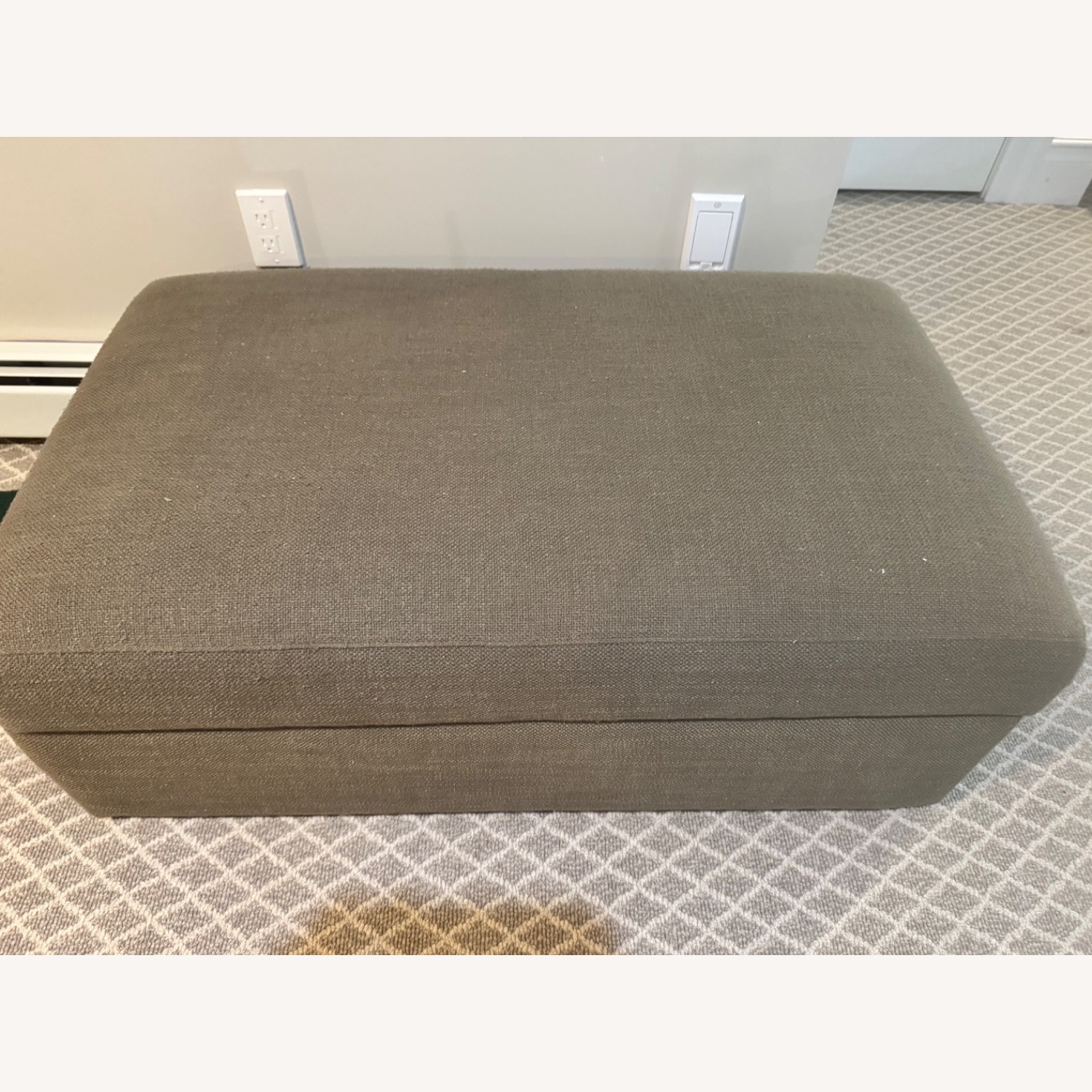 Crate & Barrel Sectional with Chaise and Ottoman - image-2