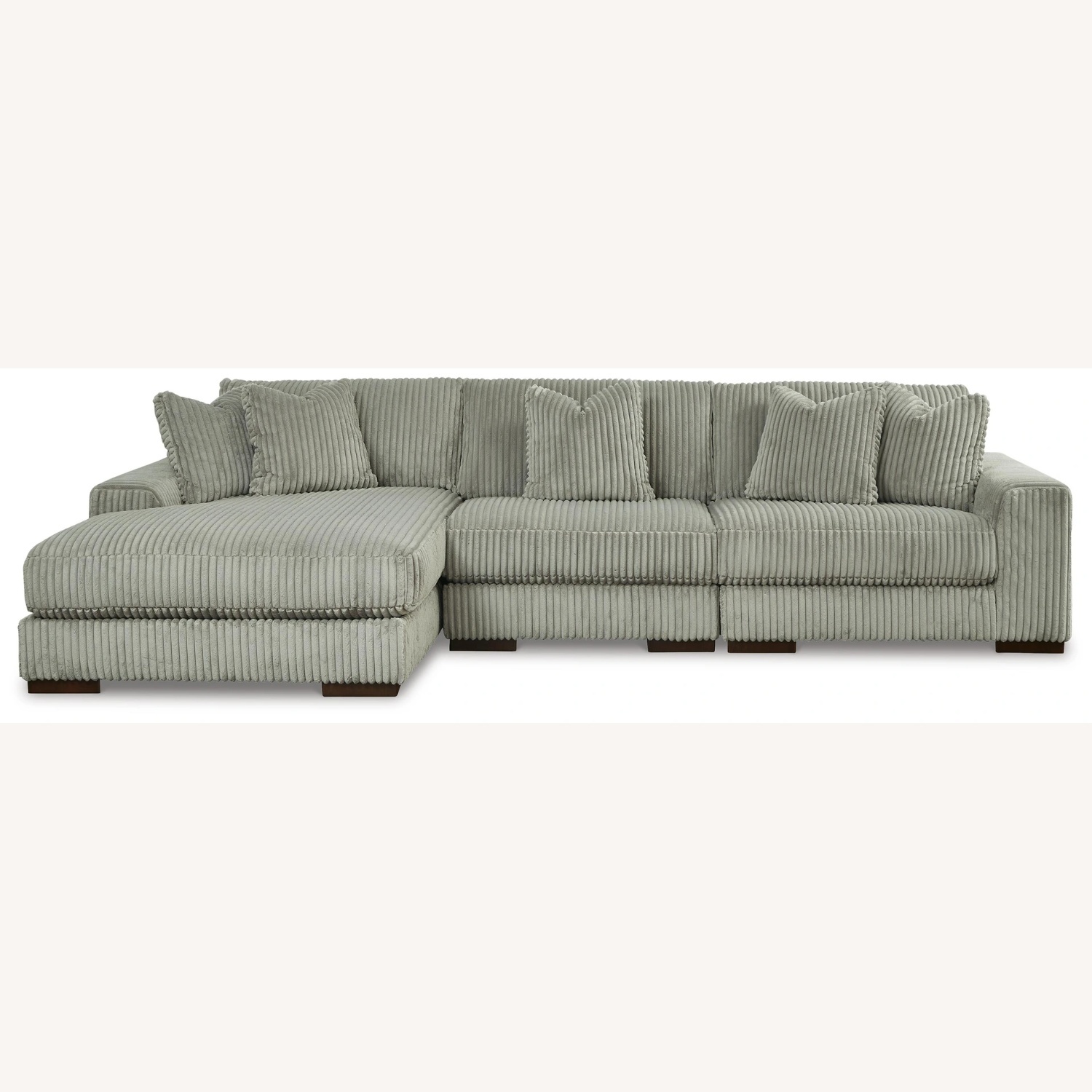Ashley Furniture Light Gray 3+ Piece Sectional - image-4
