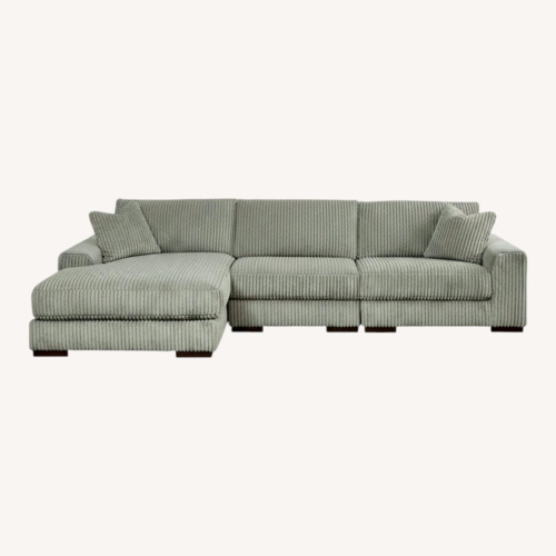 Used Ashley Furniture Light Gray 3+ Piece Sectional for sale on AptDeco