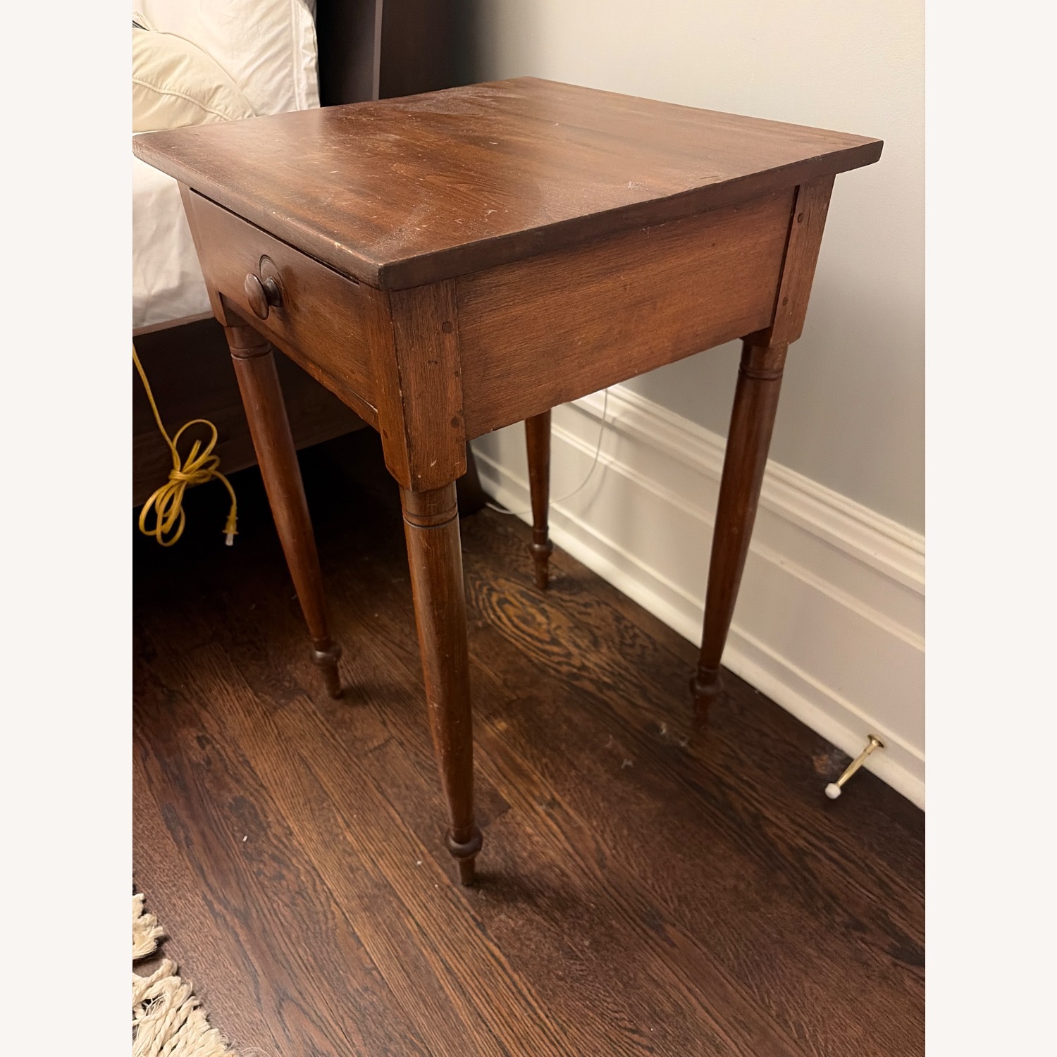 Vintage/Antique Natural Nightstand - image-3