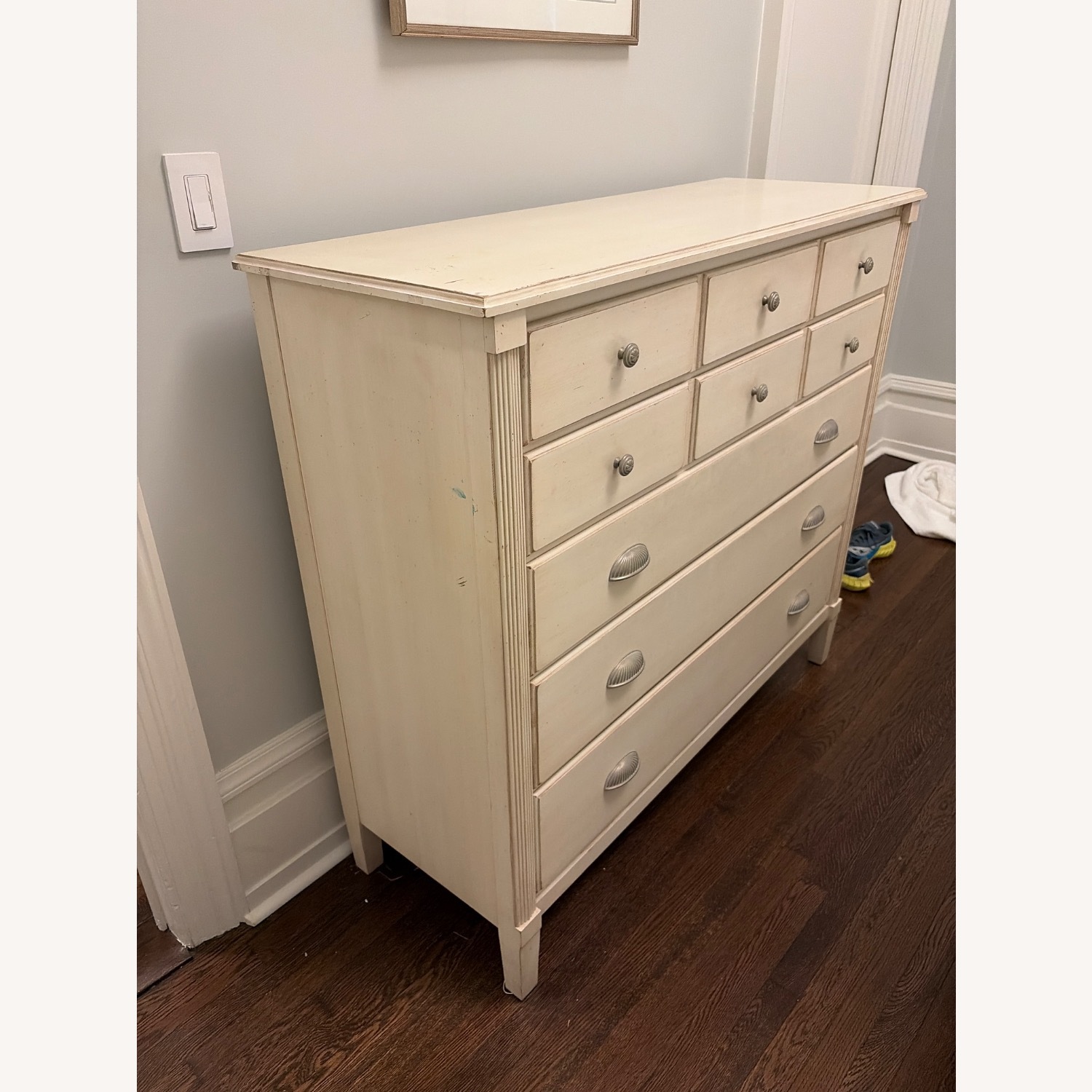 Ethan Allen Off-White Dresser - image-3