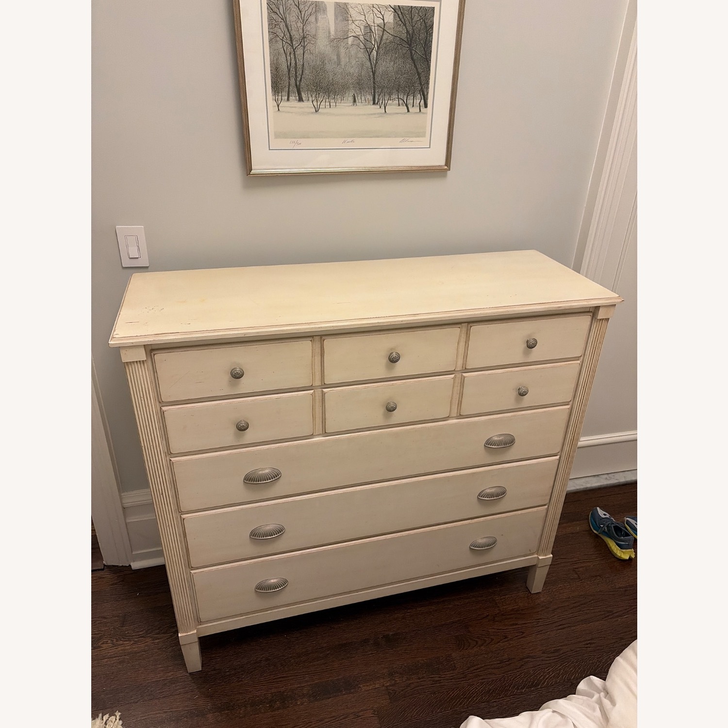 Ethan Allen Off-White Dresser - image-2