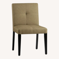 Crate & Barrel Light Brown Epoch Side Chair