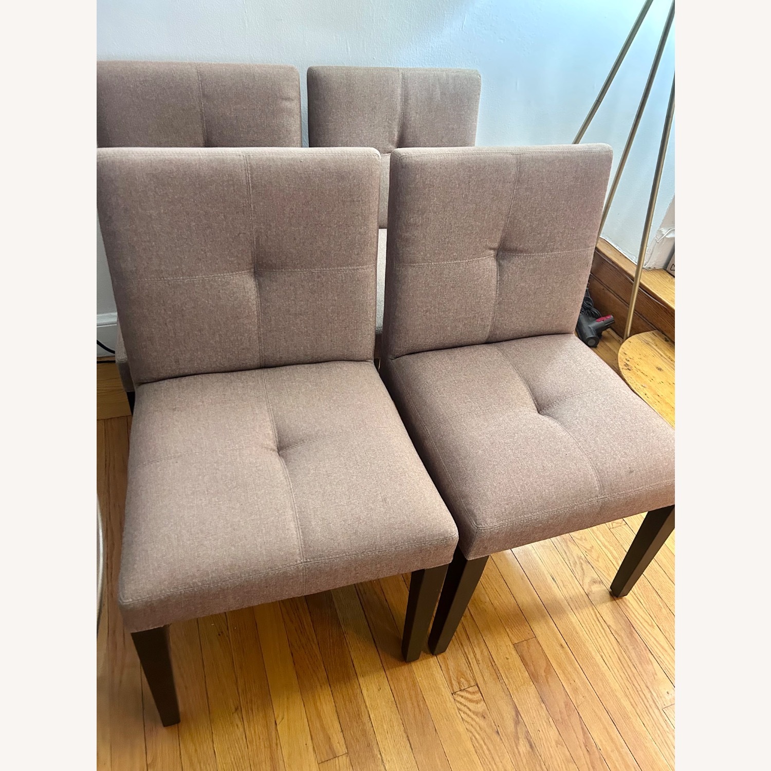 Crate & Barrel Light Brown Epoch Side Chair - image-3