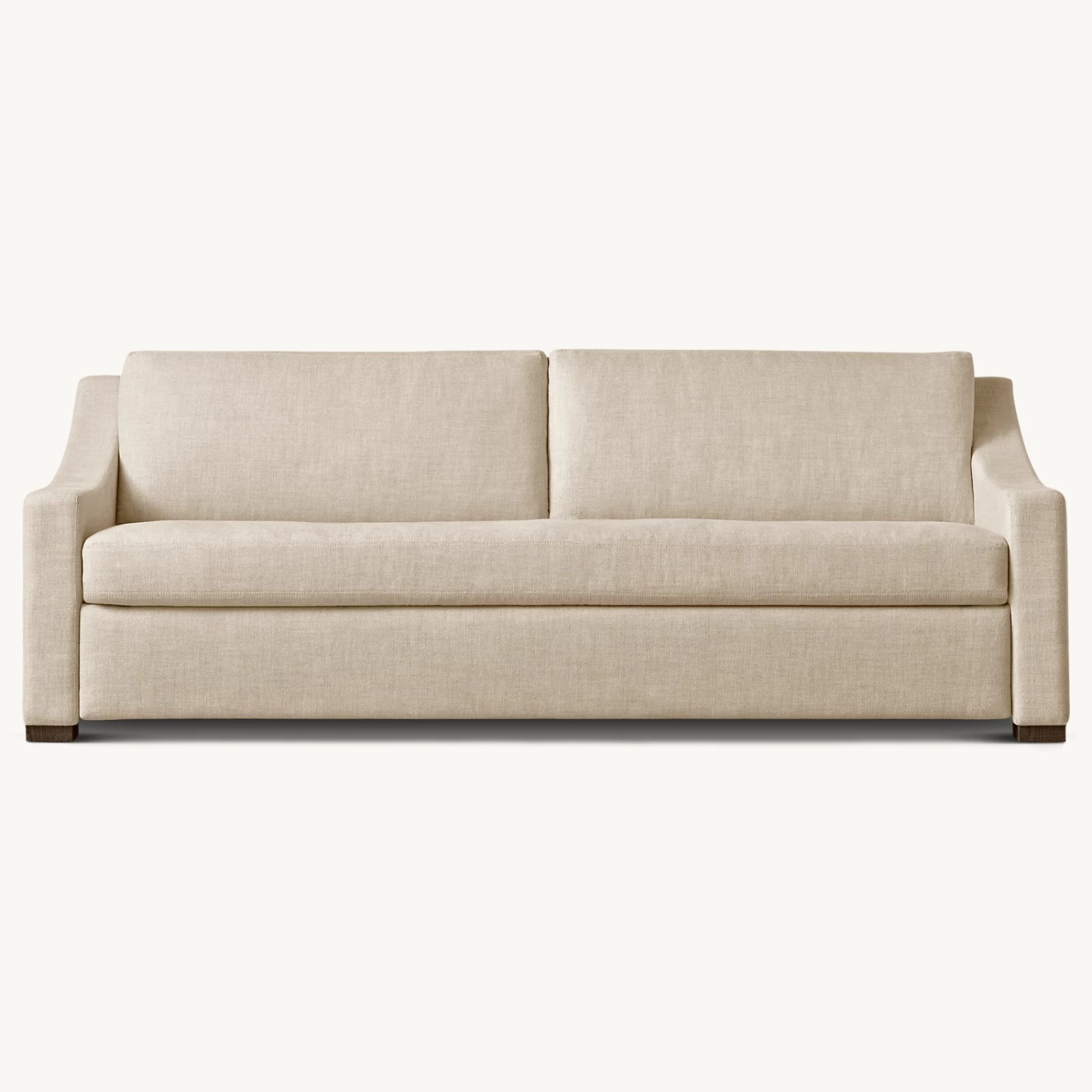 Restoration Hardware  Belgian Slop Arm Sofa in Performance Linen - image-6