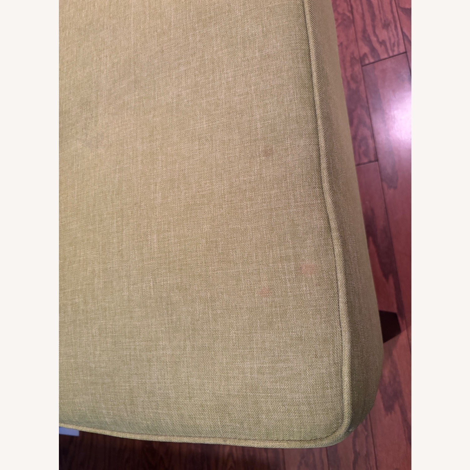 Vibrant Green Fabric Accent Chair - image-2