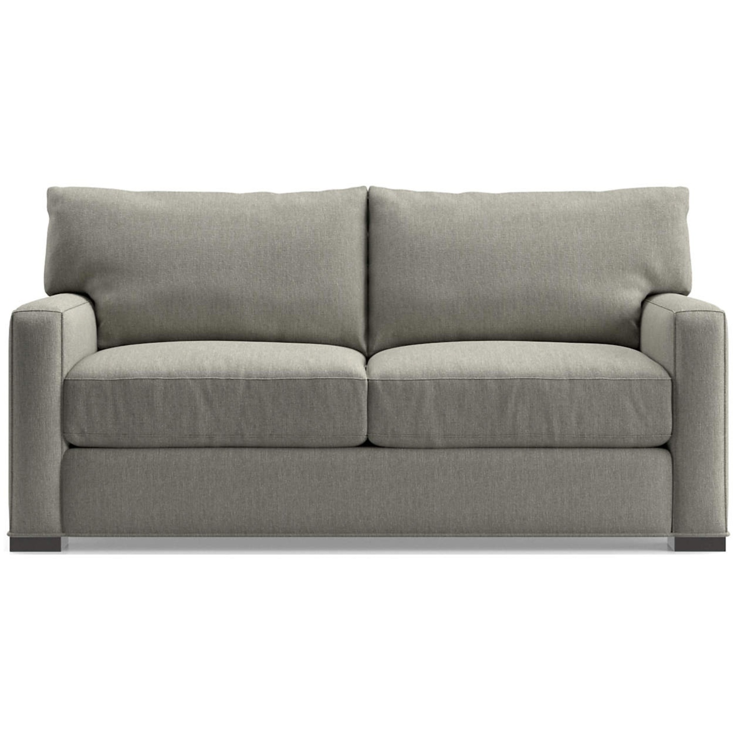 Crate & Barrel Light Gray Fabric 2 Seater Sofa - image-6