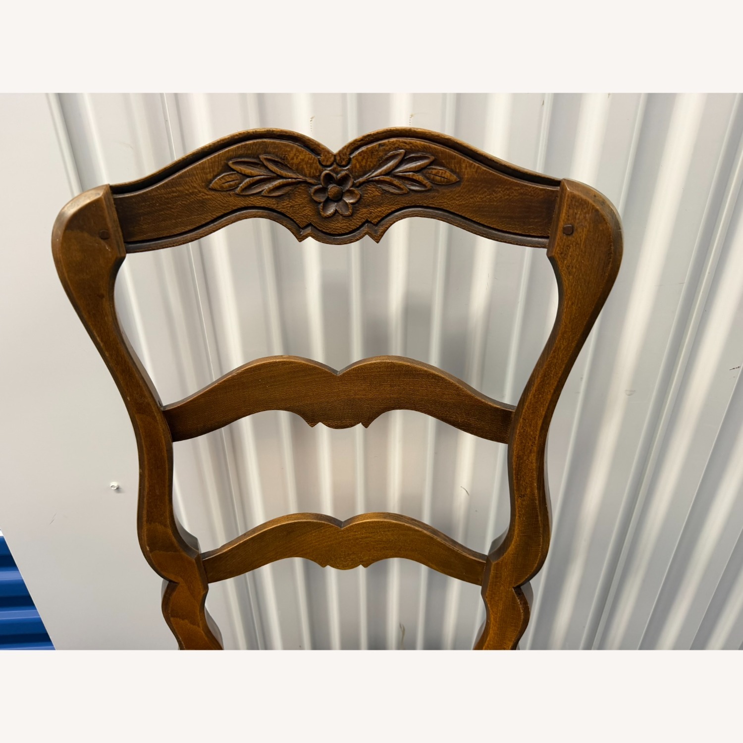 Vintage/Antique Natural Wood Dining Chairs - image-6