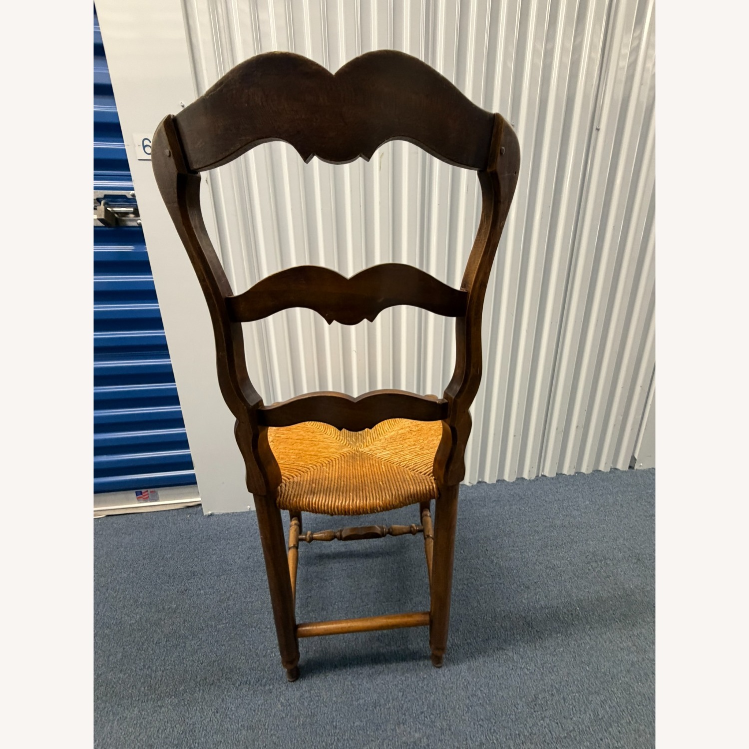 Vintage/Antique Natural Wood Dining Chairs - image-8