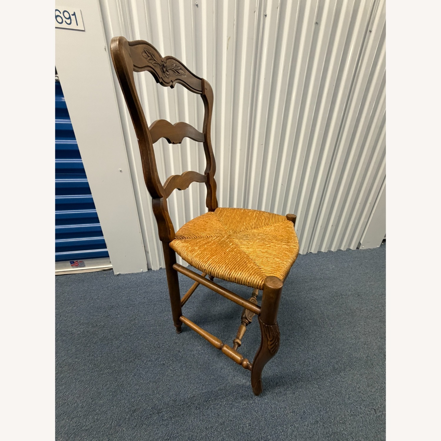 Vintage/Antique Natural Wood Dining Chairs - image-3