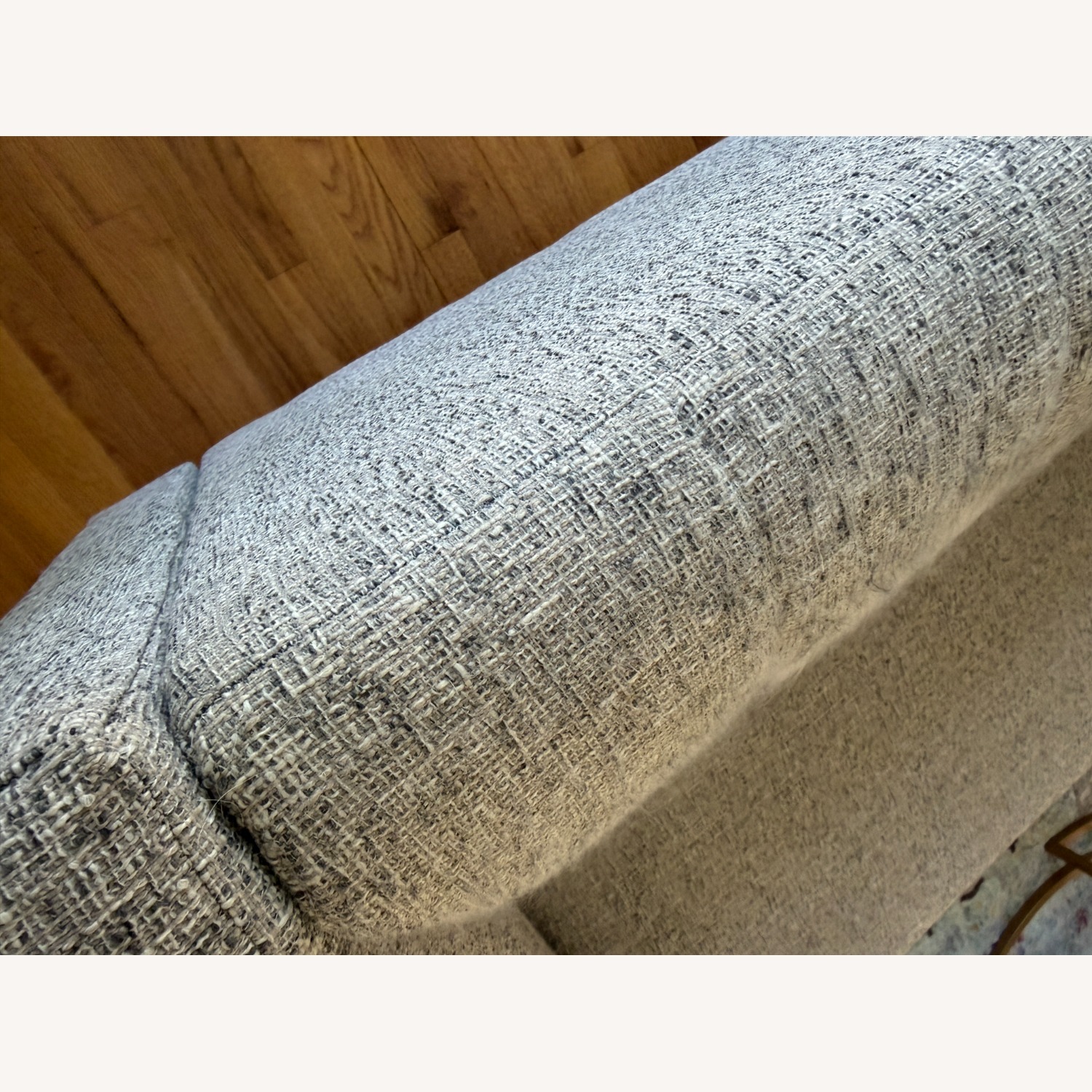 West Elm Olive 71" Swoop Arm Channel Back Sofa - image-5
