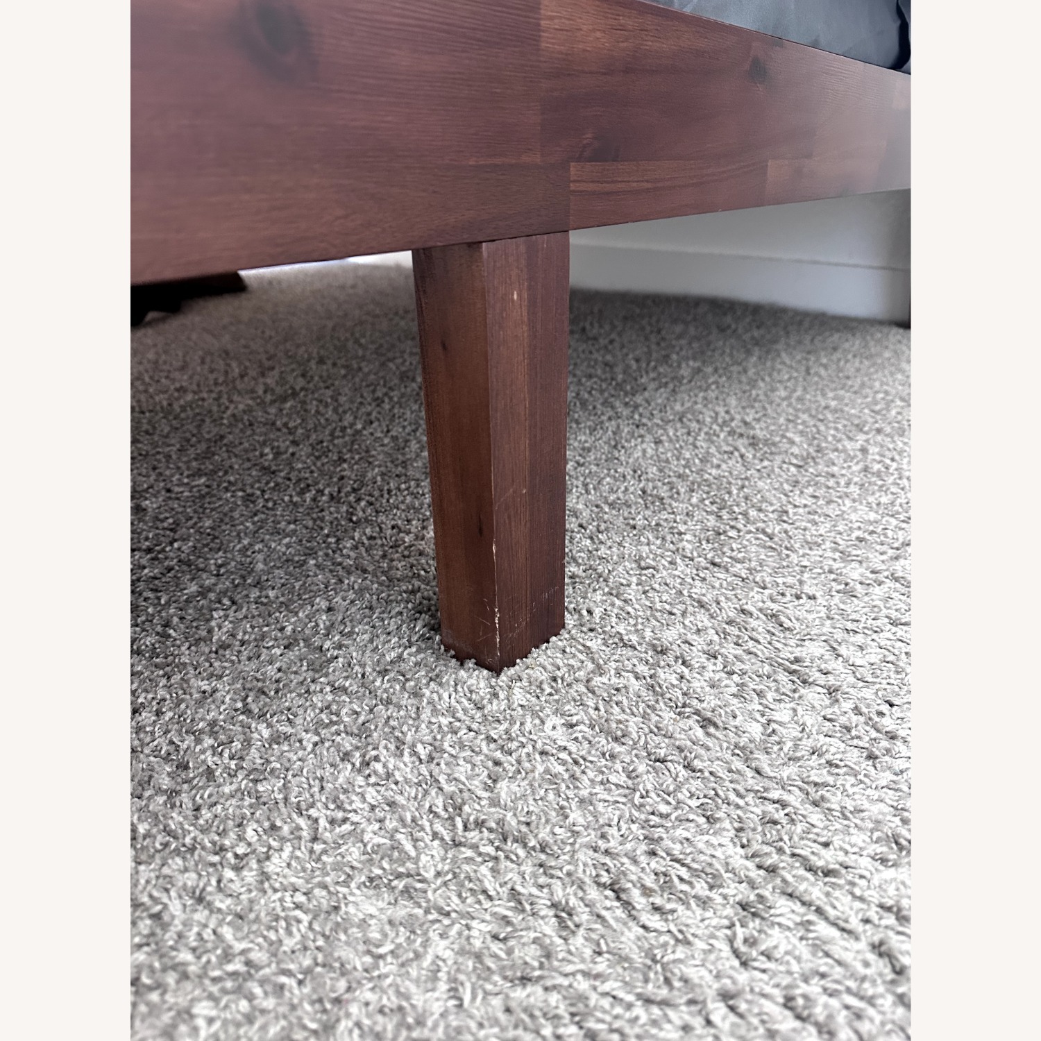 Amazon Dark Brown Queen Bed - image-9