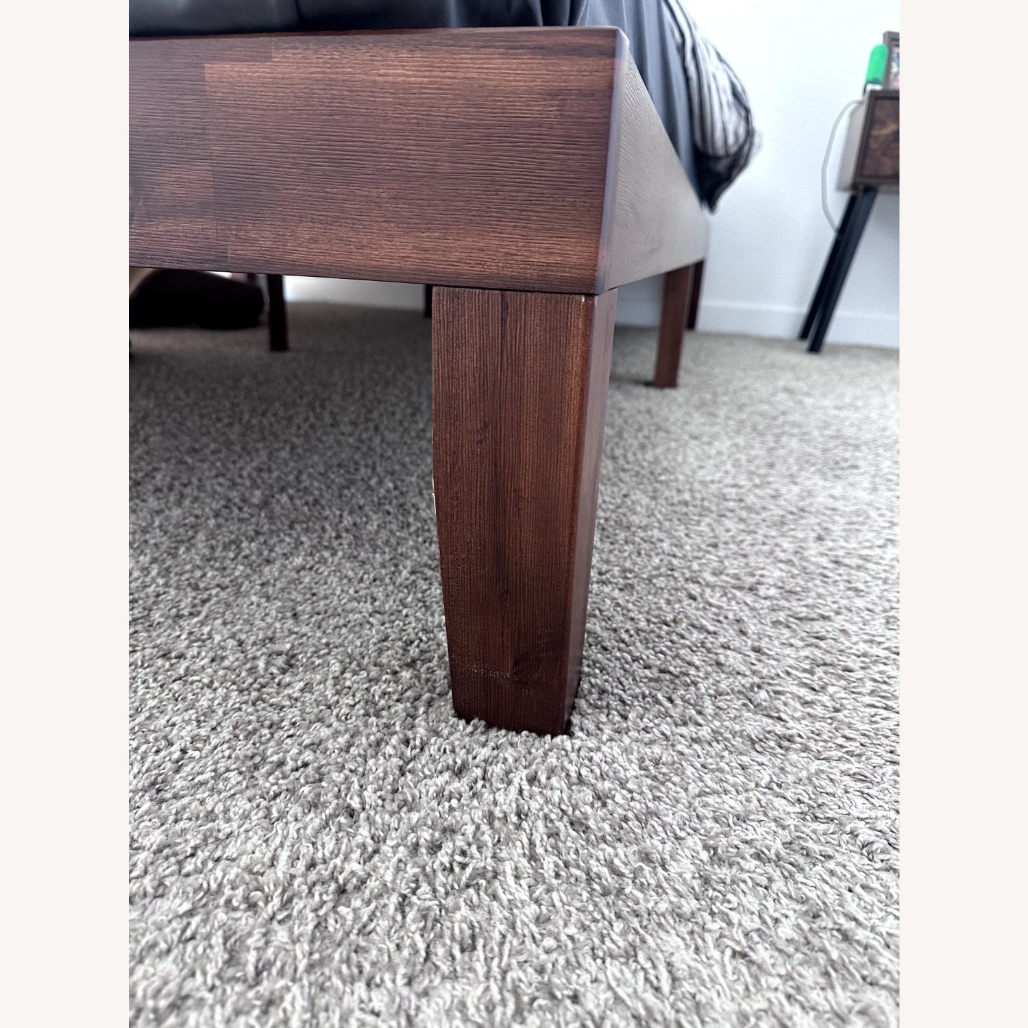 Amazon Dark Brown Queen Bed - image-10