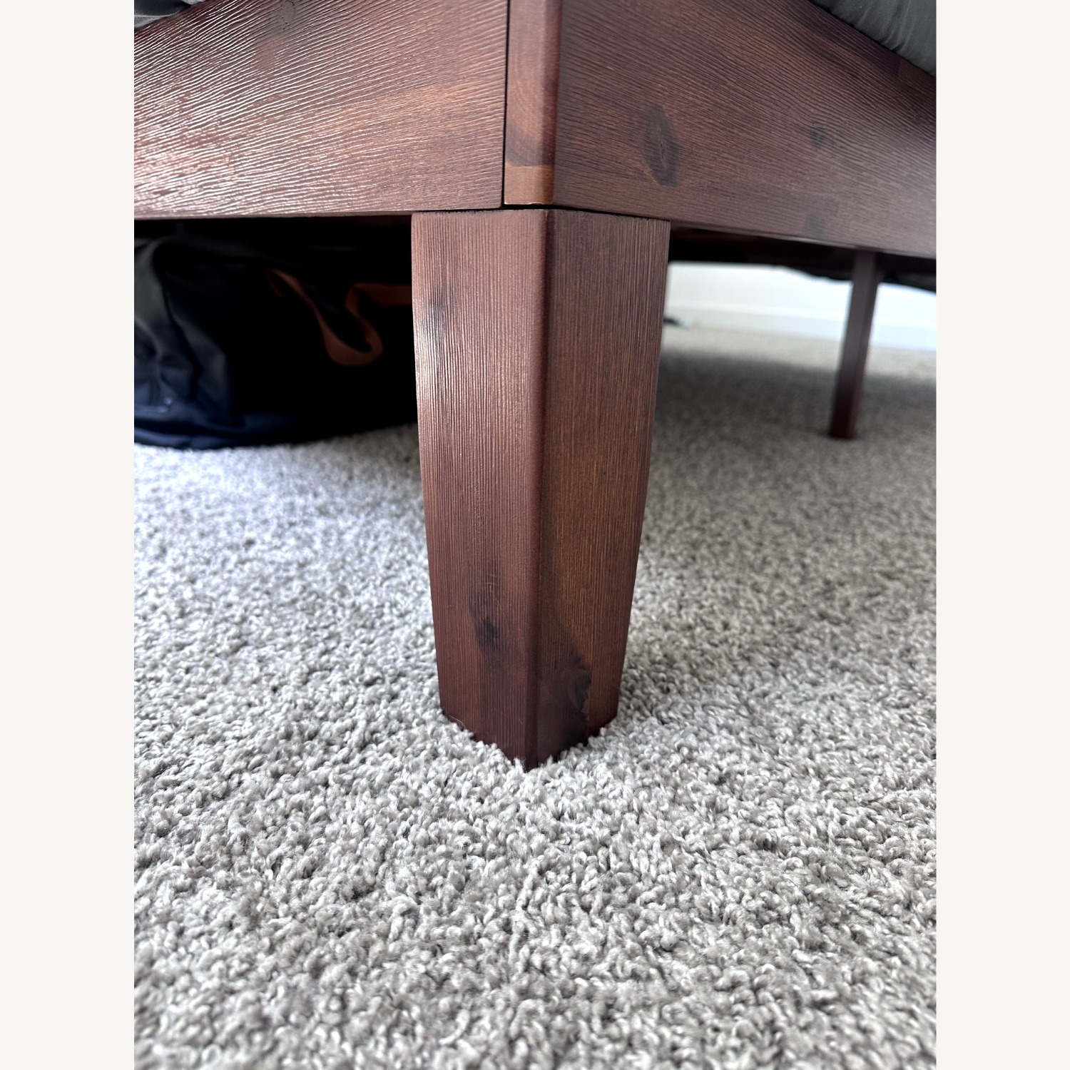 Amazon Dark Brown Queen Bed - image-7