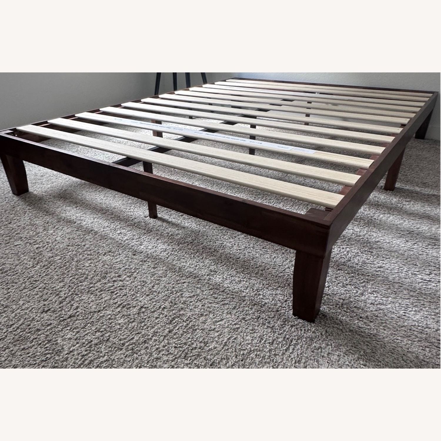 Amazon Dark Brown Queen Bed - image-1