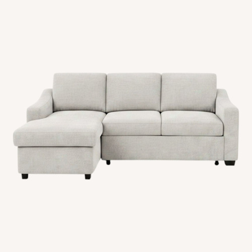 Used Sleeper Sofa with Reversible Chaise and Storage for sale on AptDeco
