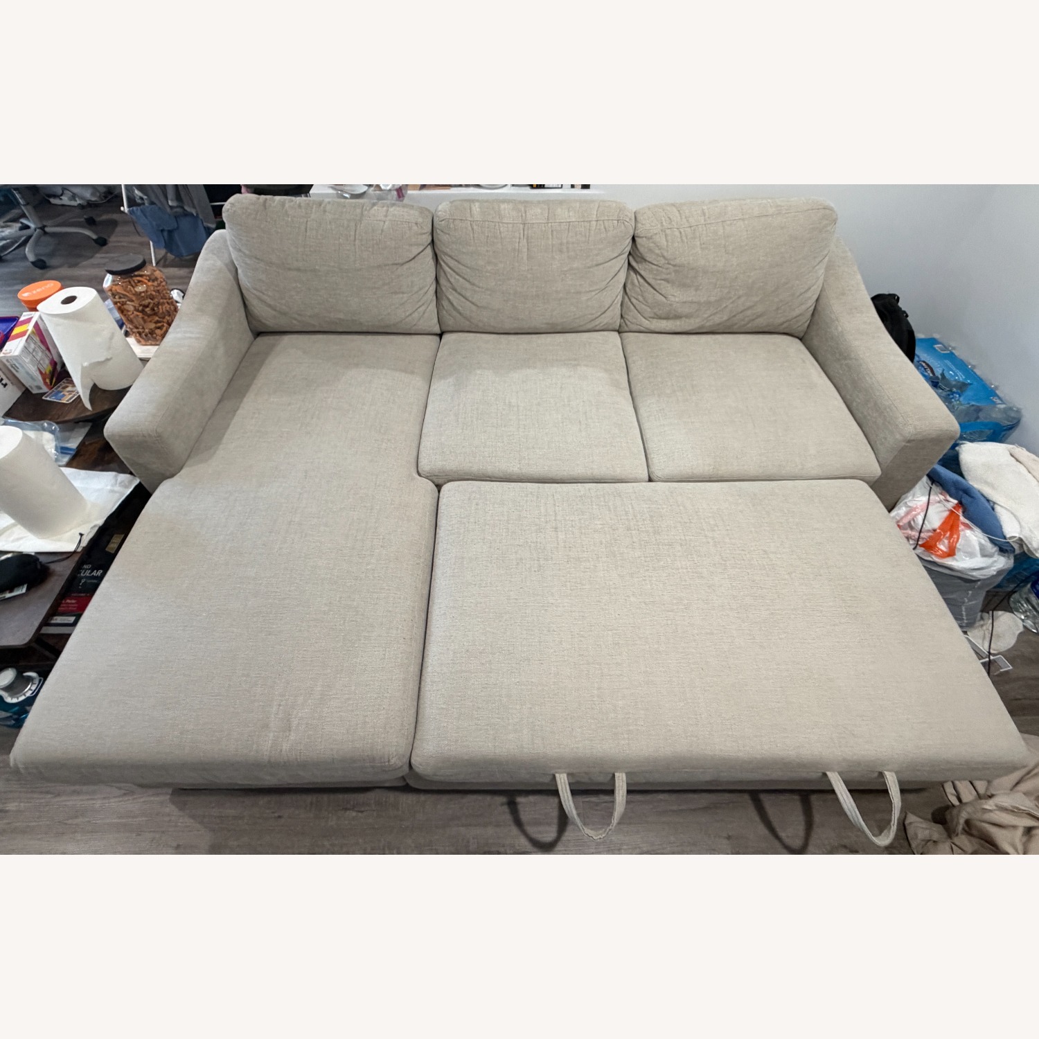 Sleeper Sofa with Reversible Chaise and Storage - image-5