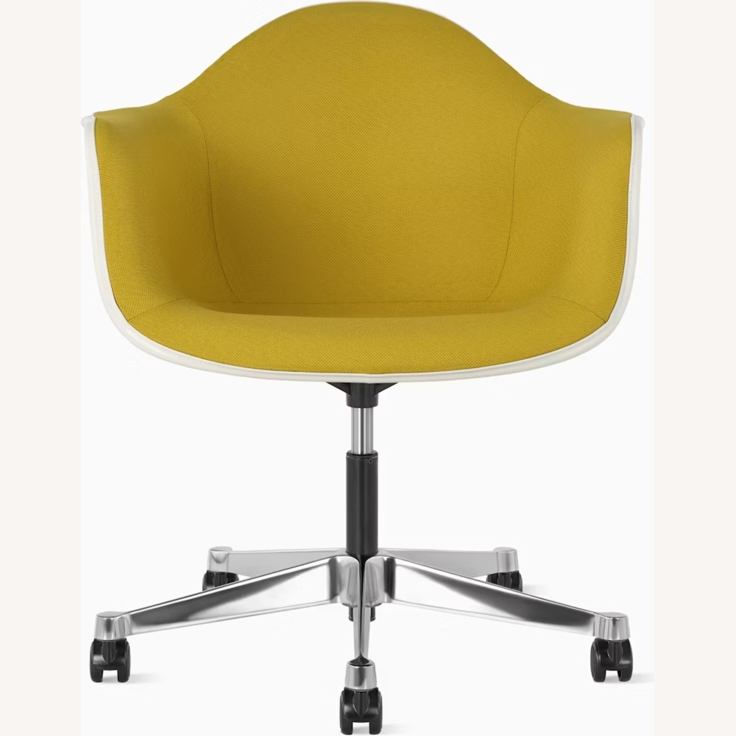 Eames Office Pair Vintage Eames Cushion Tiltable Shell Armchair - image-14