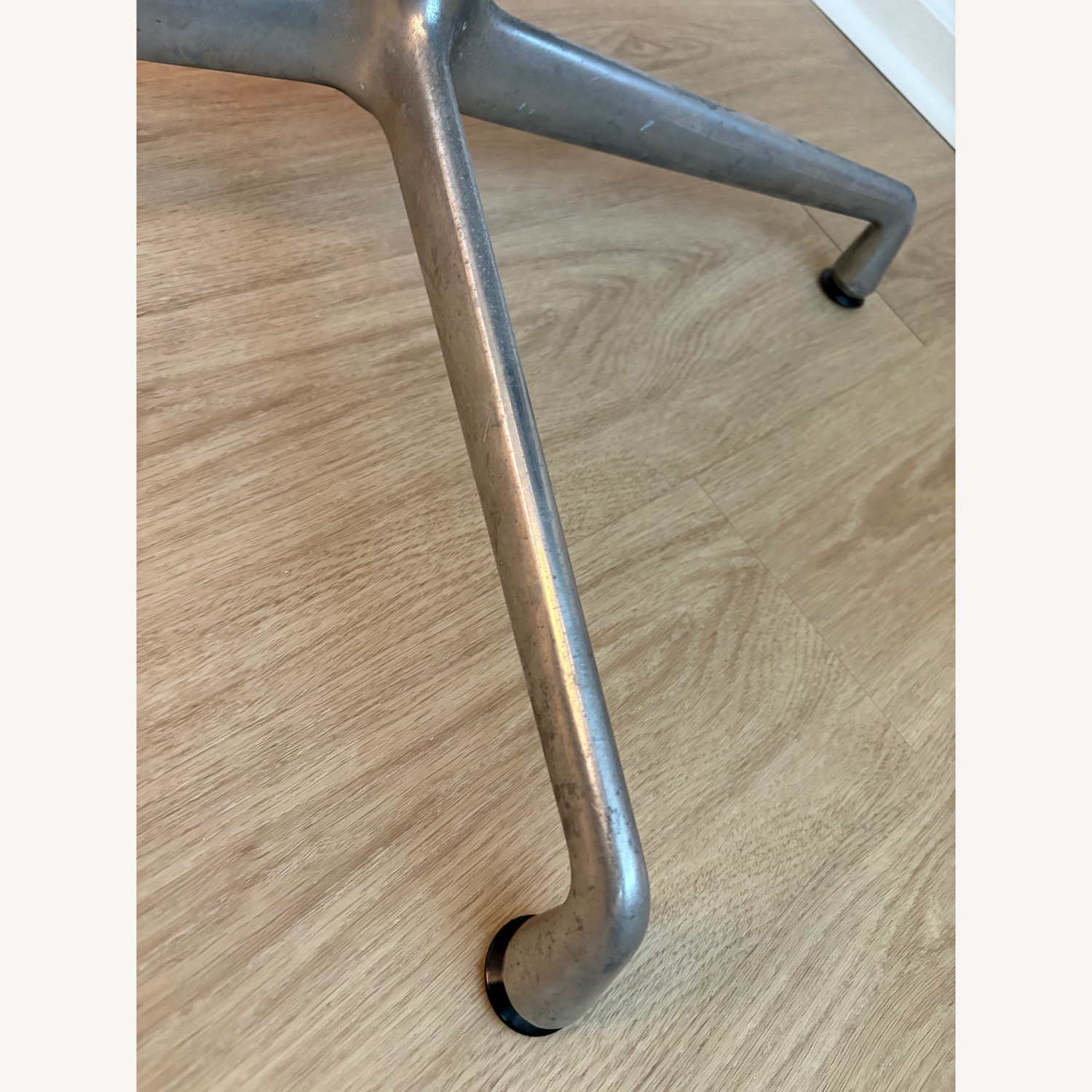Eames Office Pair Vintage Eames Cushion Tiltable Shell Armchair - image-5