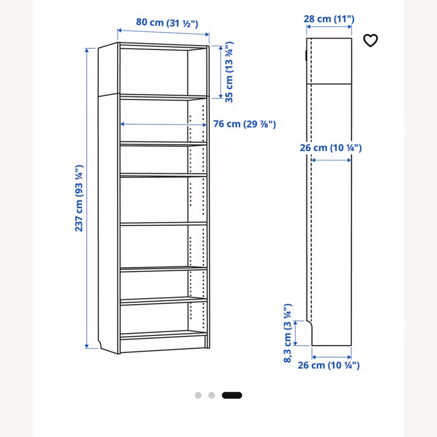 IKEA Billy Bookcase Black Bookcase - image-4