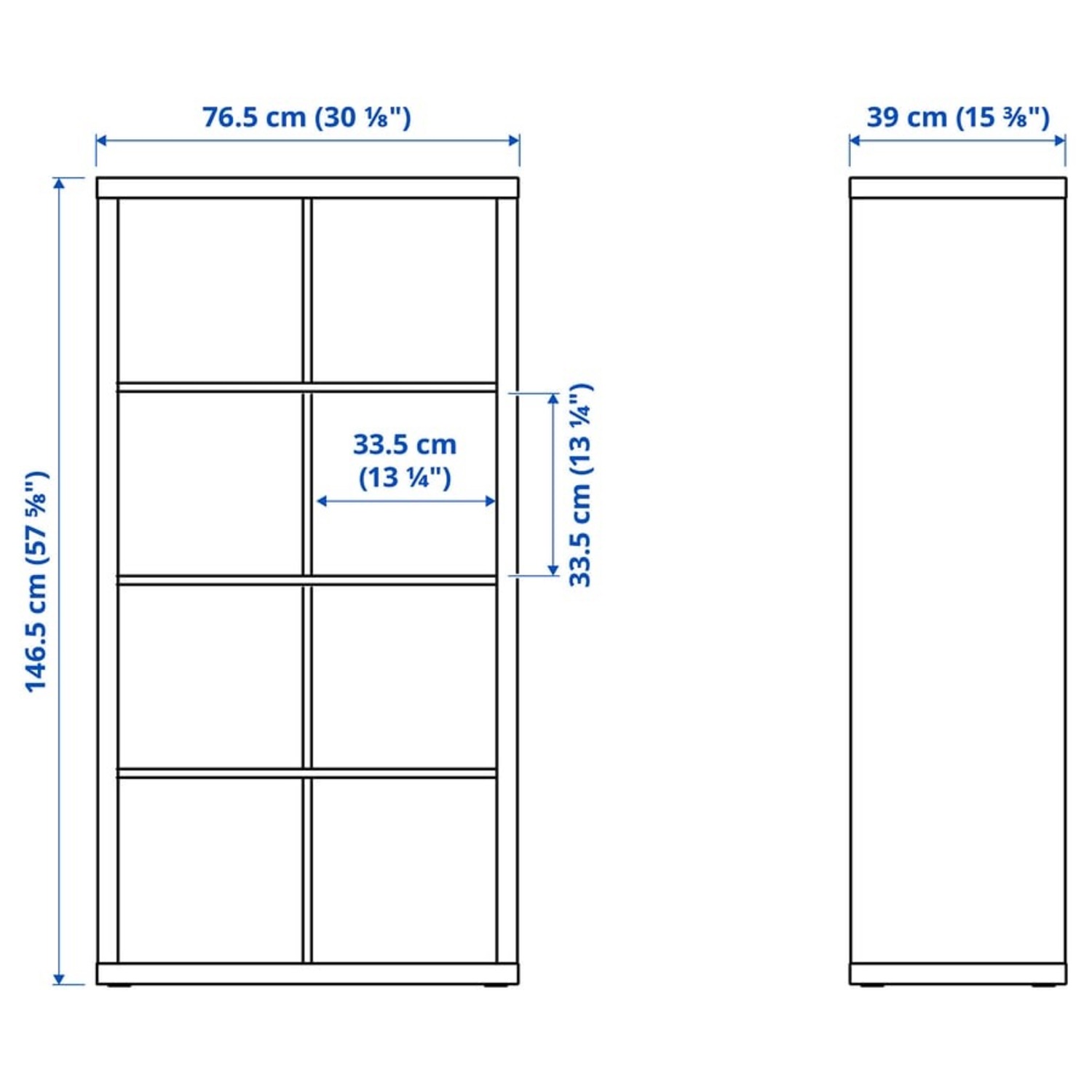 IKEA KALLAX Black Shelf - image-3